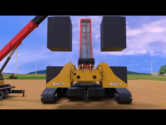 SANY New 800 Ton Crawler Crane SCC8000A #Sany # crawler crane