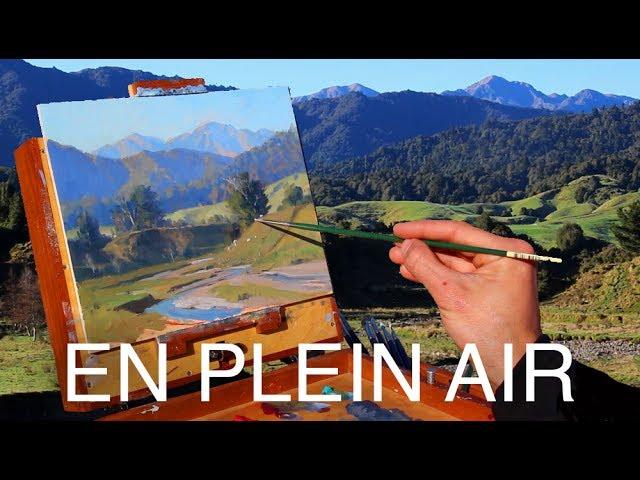 Painting En Plein Air - TOP TIPS for a successful scene!