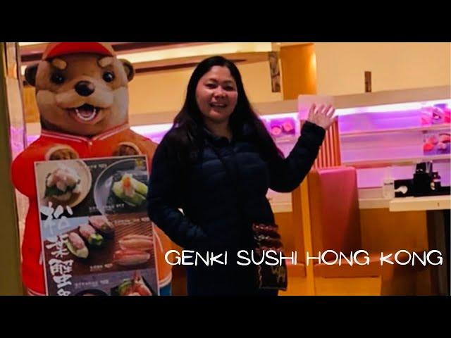 GENKI SUSHI A GENKI JAPANESE RESTAURANT IN HONG KONG | GENKI SUSHI ORDERING SYSTEM|Arlyn Aquino vlog