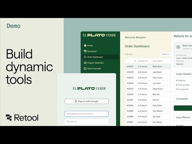 Retool External Apps | Build dynamic tools