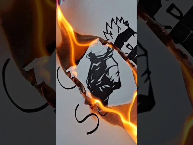 Draw Gojo - Jujutsu Kaisen #gojo #gojosatoru #drawing #manga #anime #jjk #viralshort #viralshorts