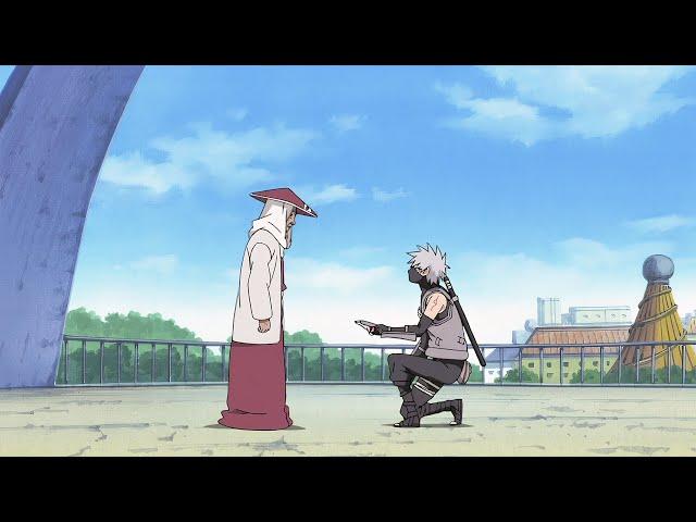 Third Hokage disqualifies Kakashi from the ANBU, First Genin Team led by Kakashi, English Dubbed