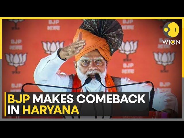 Assembly Elections: BJP Secures Historic Third Term In Haryana, NC-Congress Alliance In J&K | WION