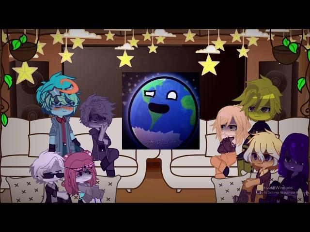 Moons react to Earth | Solarballs | Part 1/2 | My au/non-canon reactions