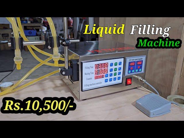 Low Cost Bottle Filling Machine | Double Head Mini Liquid Filling Machine | Liquid Filling Machine