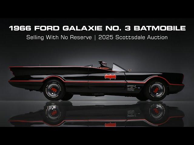 FIRST LOOK - 1966 Ford Galaxie No. 3 Batmobile - BARRETT-JACKSON 2025 SCOTTSDALE AUCTION