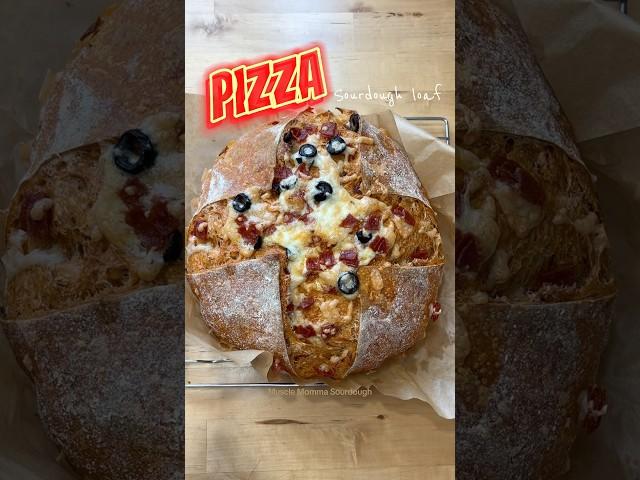 The ultimate pizza inspired sourdough loaf  #sourdoughforbeginners #breadrecipe
