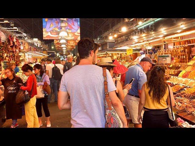 BARCELONA WALK | La Boqueria Famous Indoor Food Market | Spain