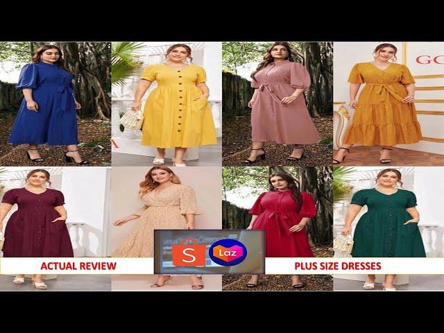 ACTUAL REVIEWS OF PLUS SIZE DRESSES WE BOUGHT AT LAZADA AND SHOPEE