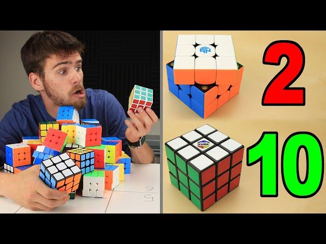 A Non-Cuber Ranks all of my Rubik's Cubes!