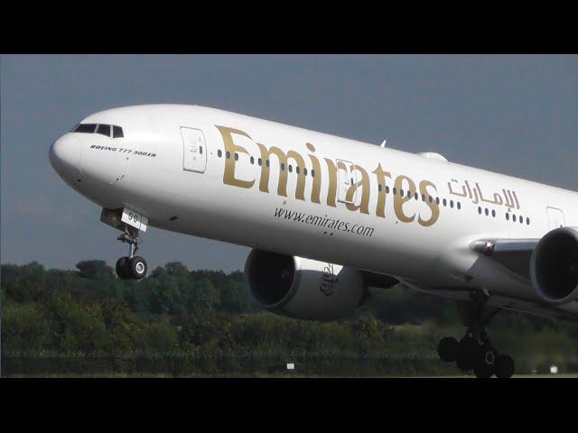 Plane Spotting at Manchester Airport - RW23L CLOSE-UP Rotations!!!