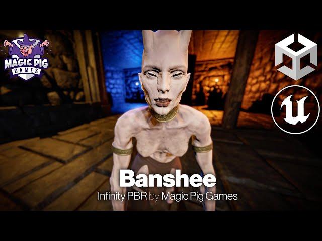 Banshee • Infinity PBR • Unity/Unreal Fantasy RPG Game Dev