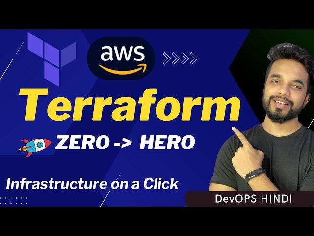 TERRAFORM Course For Beginners in ONE VIDEO with AWS   - DevOps [HINDI] | MPrashant