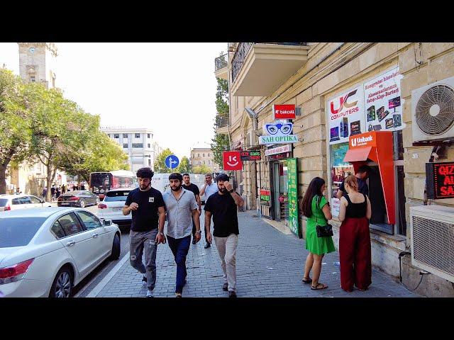 Baku, Azerbaijan Summer 2023 Walking Tour in 4K!