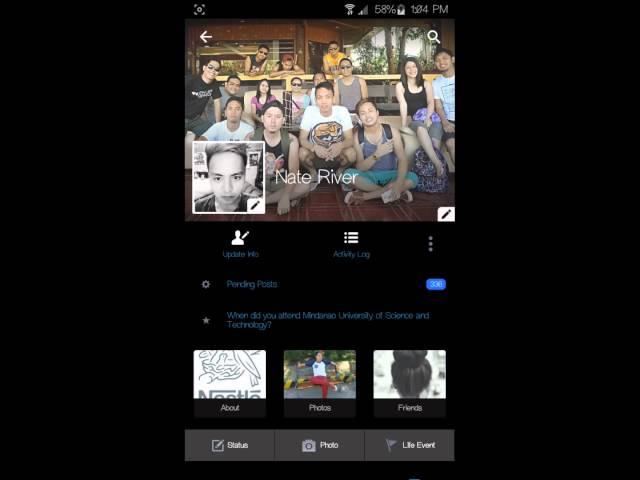 Dark-facebook V40 (theme)