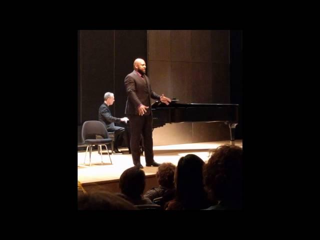 Ryan Speedo Green Singing for the New York Public Library