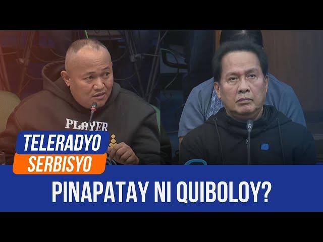 Quiboloy ordered killing of ex-KOJC members: ex-security | Teleradyo Serbisyo (23 October 2024)