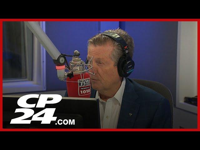 John Tory doesn’t have plans to run for Toronto mayor, but says he has ‘a lot to think about’