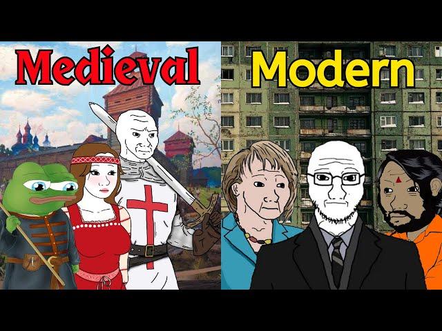 Medieval vs. Modern Countries