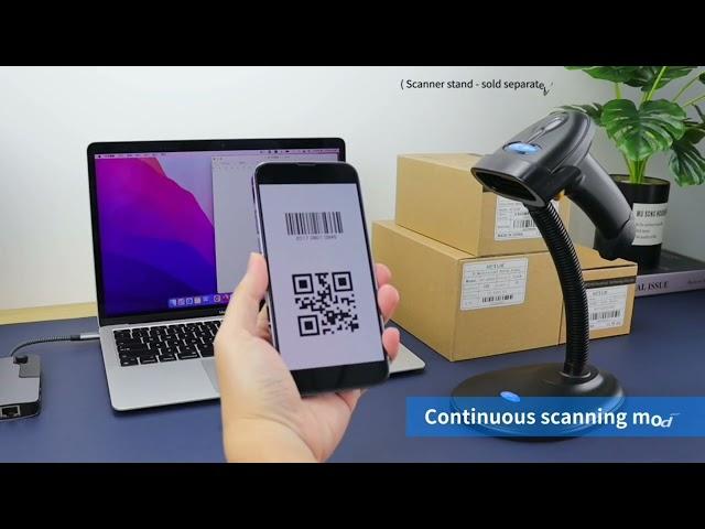 NETUM NT-1228BL Bluetooth QR 2D Barcode Scanner