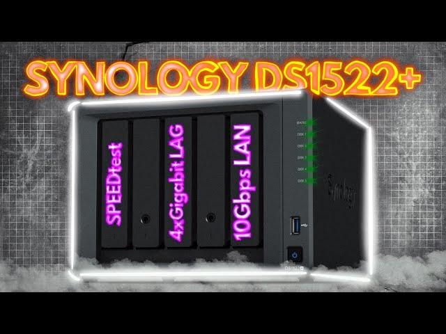 Synology DS1522+ Speedtest με Link Aggregation (LAG) & 10G δίκτυο