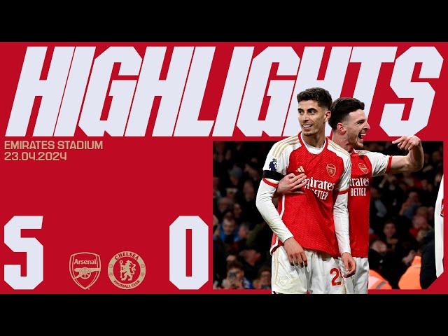 A FIVE-STAR DISPLAY  | HIGHLIGHTS | Arsenal vs Chelsea (5-0) | Trossard, White (2), Havertz (2)