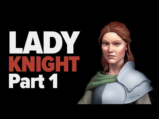 Lady Knight Bust Part 1: How to Paint a Female Face