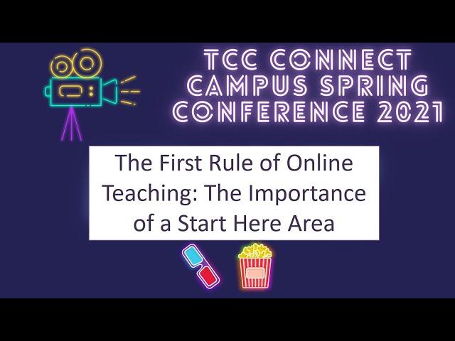 The First Rule of Online Teaching (The Importance of a Start Here Area)