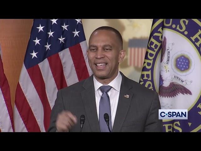 Rep. Jeffries: "The American people have spoken."