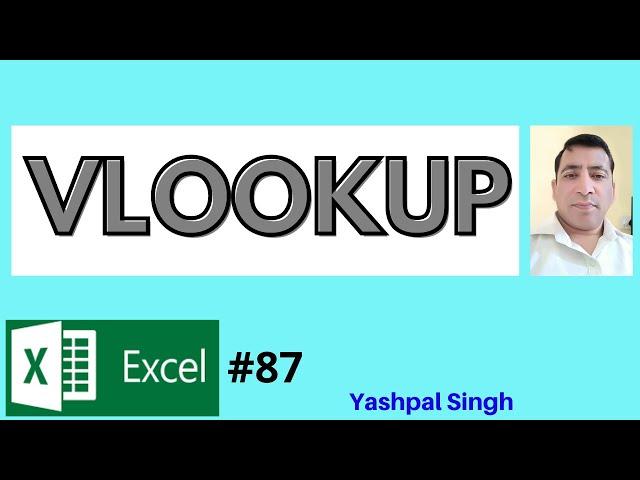 How to use VLOOKUP in Hindi | MS Excel | | Hindi |