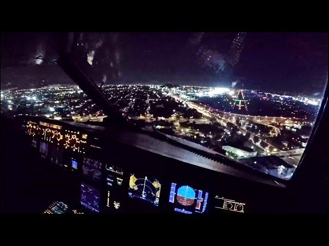 Aproximación y Aterrizaje Ciudad de México, vista Zona Metropolitana Valle de México en Airbus A320