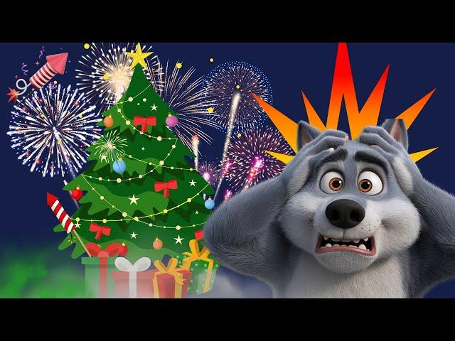 CHRISTMAS CARTOON THREE LITTLE PIGS and the BIG BAD WOLF! #kidsanimation #threelittlepigs