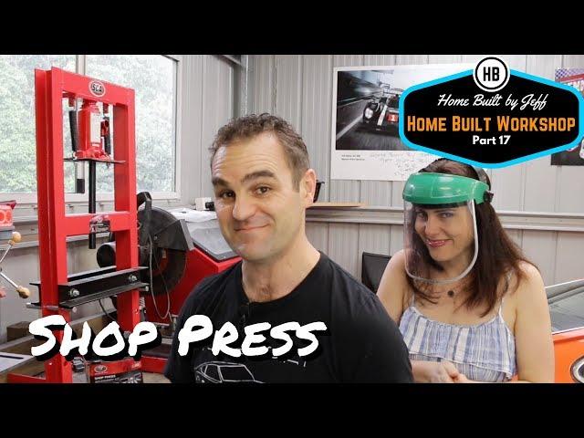 Home Built Workshop 6 - Shop press