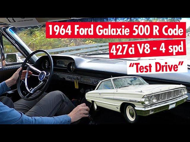 1964 Ford Galaxie 500 R Code 427c.i. 4 Speed Hurst - Test Drive!