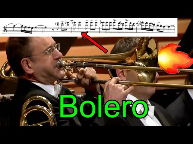 Trombone Excerpt: Bolero feat. Ian Bousfield - Sheet Music