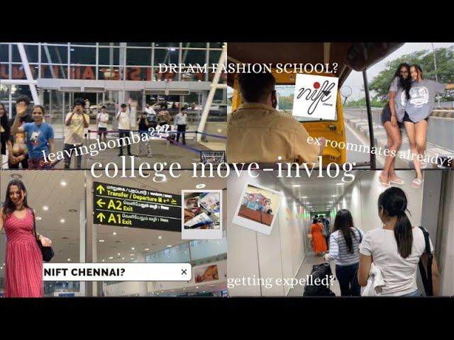 I got into NIFT?  move-in vlog