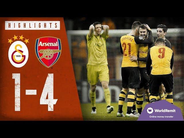 AARON RAMSEY WITH A ROCKET! | Galatasaray 1-4 Arsenal | Highlights | Dec 9, 2014