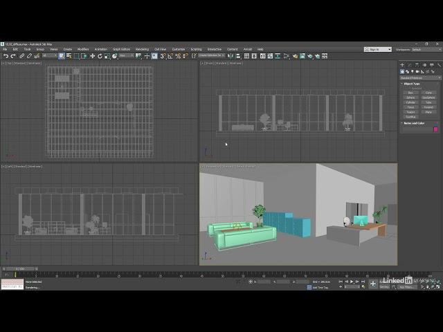 آموزش نورپردازی تری دی مکس 3ds max Lighting diffuse material