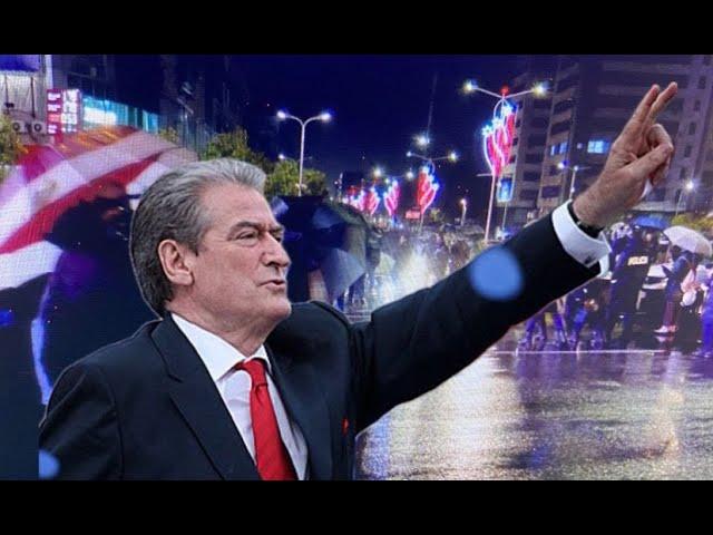 Sali Berisha “ngre” lart protestën! Qytetarët përplasen fizikisht me policinë…