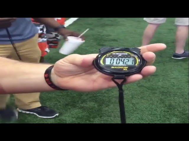 Tyreek Hill UNREAL Olympic Speed 40 Yard Dash 4.21 Seconds - 5M Views