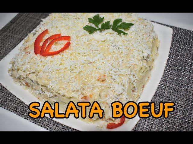 SALATA DE BOEUF PENTRU MASA DE CRACIUN | RETETA SIMPLA