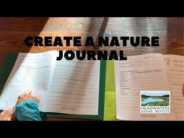 Fun Science Fridays: Create A Nature Journal