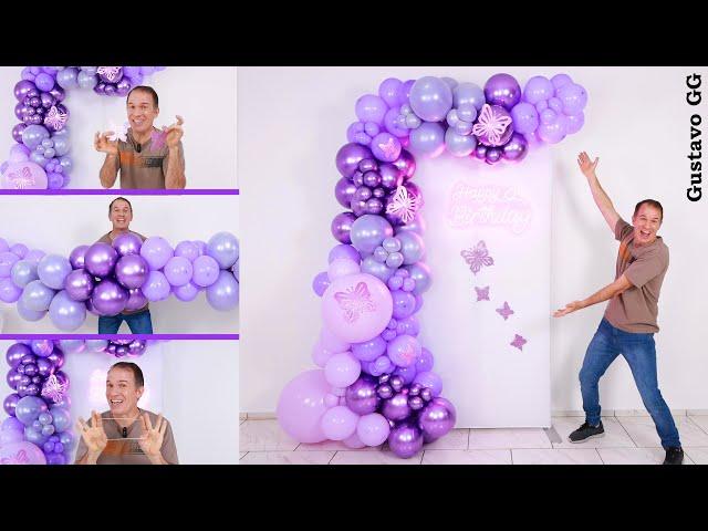 balloon decoration ideas  balloon garland tutorial - balloon arch tutorial