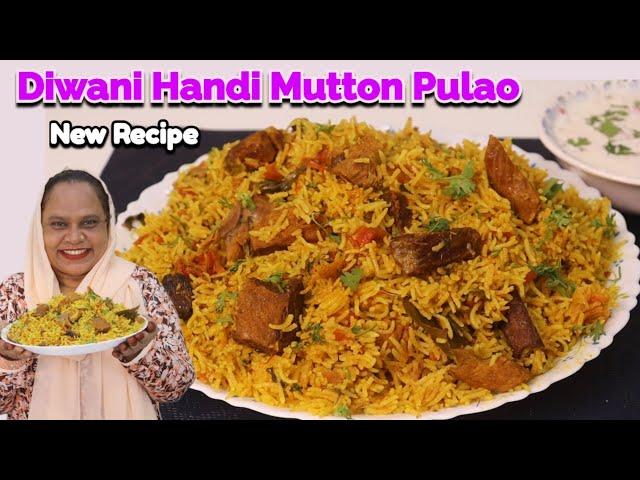 Diwani Handi Mutton Pulao | Quick And Easy Mutton Pulao Recipe | Mutton Tahari Recipe