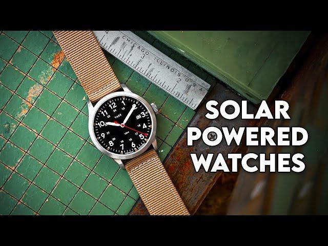 5 Solar Powered Watch For Outdoorsmen