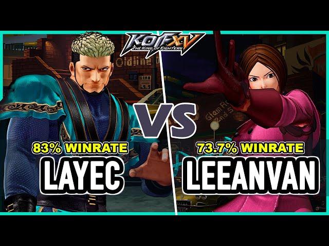 KOF XV  Layec (Rugal/Goenitz/O.Chris) vs Leeanvan (Whip/Vanessa/Ángel)