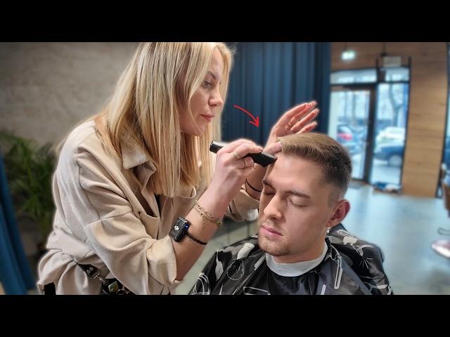 This Polish Hairdresser Is Better Than Your Barber! ASMR [Go to Sleep]