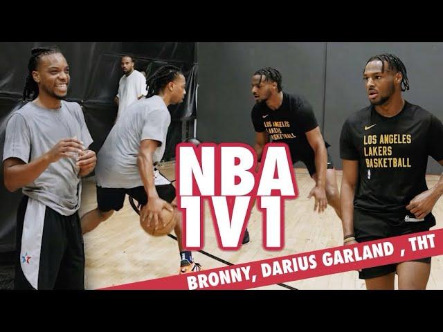 Bronny James, Darius Garland, & Talen Horton Tucker GO AT IT during ONES!!! Whole Lotta Buckets!!!