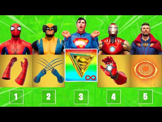 The *RANDOM* SUPERHERO Challenge in Fortnite