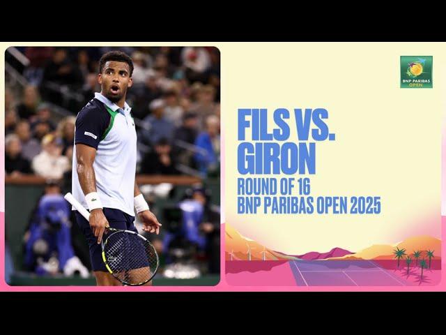 Arthur Fils vs. Marcos Giron Highlights | BNP Paribas Open 2025